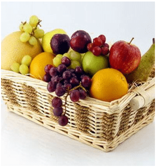 Luxury fruit basket