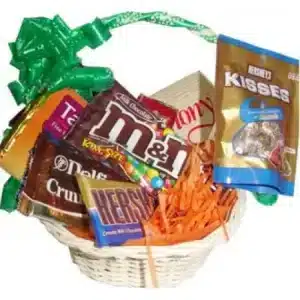 Basket of full chocolates