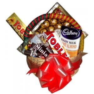 Assorted Chocolate Lover Basket 10