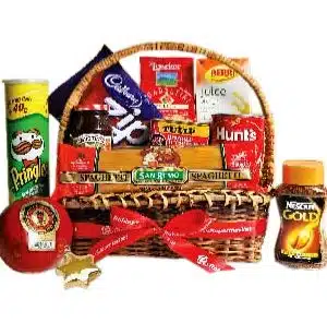 Christmas Grocery Basket