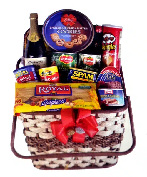 Christmas Picnic Basket