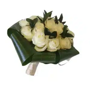 White rose bouquet