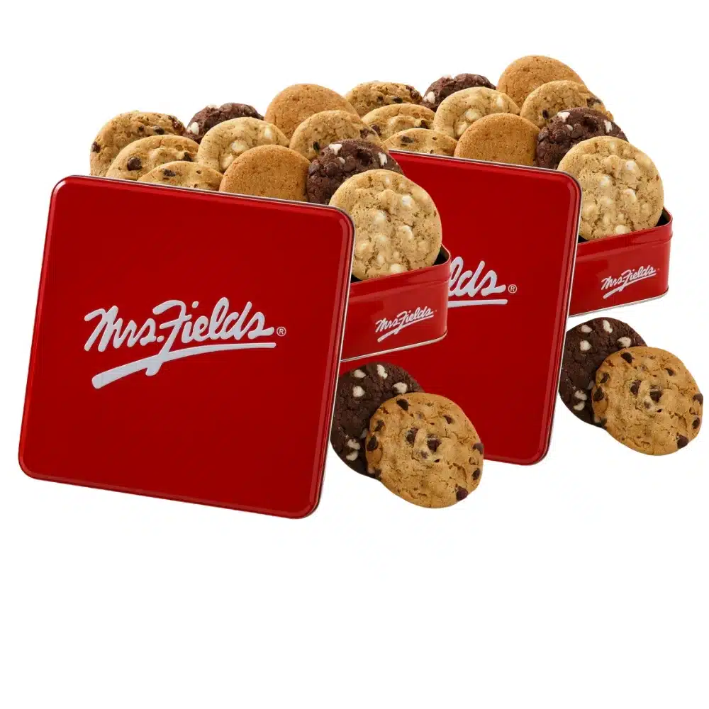 Mrs Fields Classic Cookies in a box