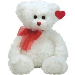White Love Bear