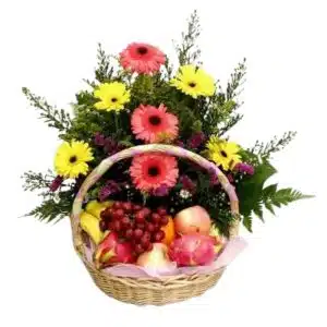 Gerbera Mixed With Fruits