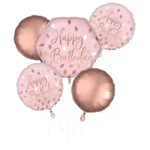 Pink Happy Birthday Balloon Set