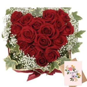 Valentine Rose Heart