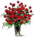 3 Dozen  Stem Red roses