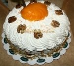 Peach Walnut Torte