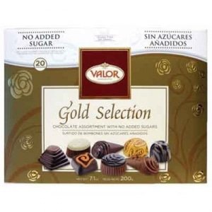 Valor Chocolate - Gold Selection  ( NO Sugar Added)
