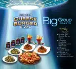 Pizzahut Cheese Burger Pizza Big Family Feast