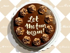 Chocolate Message Cake