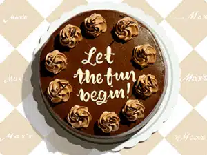 Chocolate Message Cake