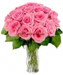 24 Pink Roses