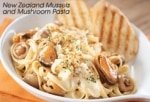 New Zealand Mussels & Mushroom Pasta