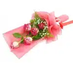 Beautiful China  roses bouquet