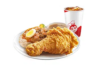 1 - pc. Chickenjoy w/ Palabok