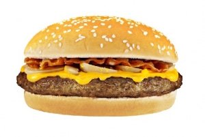 Cheesy Bacon Mushroom Yum Burger