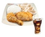 2-pc Chinese Style Fried Chicken with Rice and Drink