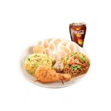 Chinese Style Fried Chicken Lauriat with Drink