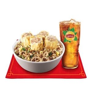 Pork ChaoFan w/ 4pcs Pork Siomai