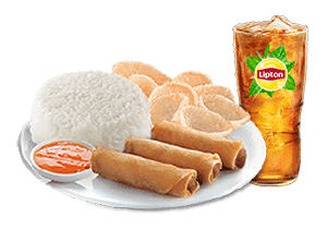 Lumpiang Shanghai Rice Meal ala Carte