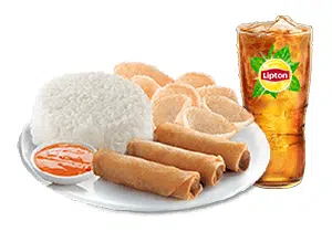 Lumpiang Shanghai Rice Meal ala Carte