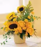 Yellow Mixed Flowers
