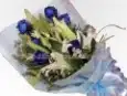 6 pcs Blue Rose