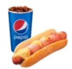 Hotdog with Bacon & Cheese