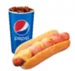 Hotdog with Bacon & Cheese