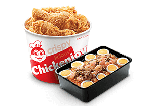 6 - pc. Chickenjoy with Palabok Family Pan