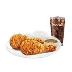 2-pc Tender Crunchy Fried Chicken with Rice Meal