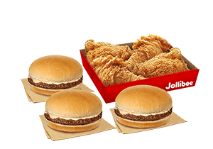 4 - pc. Chickenjoy Family Box w/ Yumburger