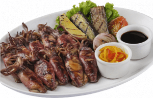 Grilled Baby Squid