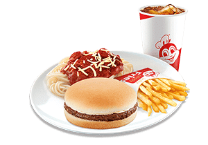 Yumburger, Half Jolly Spaghetti & Reg. Fries Super Meal