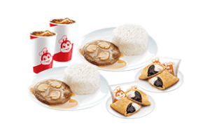 2 1-pc. Burger Steak w/ Drink and 2 Choco Mallow Pie