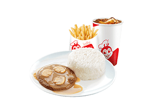 1 - pc. Burger Steak w/ Fries & Drink