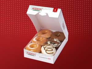 BOX OF 6 MIXED KITKAT DOUGHNUTS