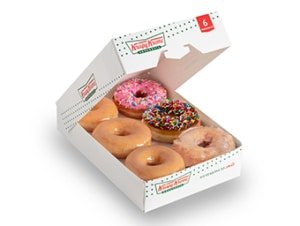 BOX OF 6 MIXED DOUGHNUTS