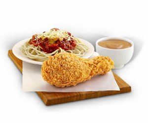 1-PC Chicken + Spaghetti
