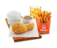 1-Pc Chicken + Rice + Fries + Drink