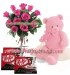 Kitkat rose and teddy
