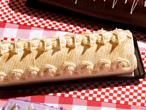 Mocha Cake Roll (Half)