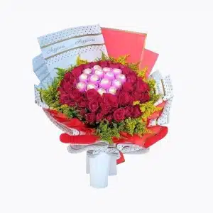 Exclusive Roses & Ferrero Bouquet