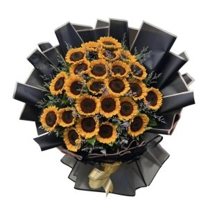 You're my sunrise 24 Sunflower bouquet