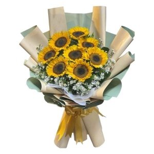 Hello Sunrise Sunflower Bouquet