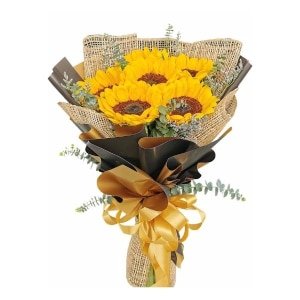 Blazing Sunflower Bouquet