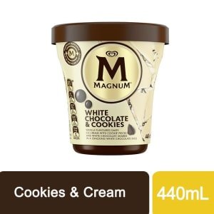 Magnum Pint White Chocolate and Cookies (440ml)