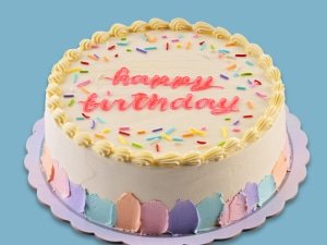 Vanilla Dedication Cake